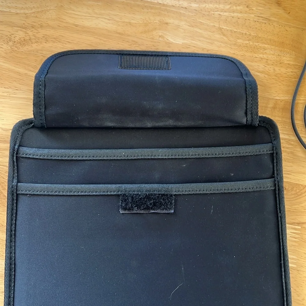 Black Tablet Sleeve and Accessory Pouch